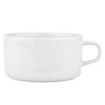 Cups & mugs, Oiva - Unikko tea cup, 2,5 dl, off white - white, White