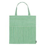 Bags, Piccolo bag, light grey - spring green, Green