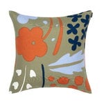 Cushion covers, Suvi cushion cover, 50 x 50 cm, grey green - dark blue - brick, Multicolour