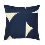 Cushion covers, Pitkospuut cushion cover, 60 x 60 cm, sand - dark blue, Beige