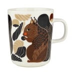 Marimekko Oiva - Mug Kurre, 2,5 dl, blanc - marron - vert