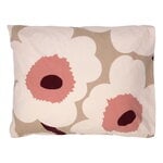 Marimekko Unikko pillowcase, 50 x 60 cm, beige - cotton - rose