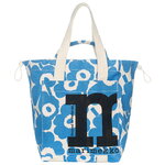 Mono City Tote Unikko shoulder bag, cotton - light blue