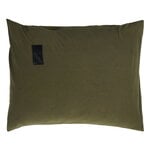 Pillowcases, Nude Jersey pillowcase, washed army green, Green