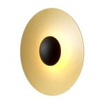 Wall lamps, Ginger 32C wall/ceiling lamp, brushed brass, Black