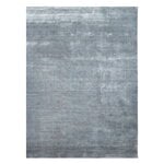 Wool rugs, Earth Bamboo rug, concrete gray, Grey