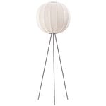 Made By Hand Knit-Wit floor lamp 60 cm, high, pearl white