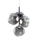Tom Dixon Melt Chandelier Mini riippuvalaisin, LED, nikkeli
