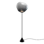 Melt Cone Slim lattiavalaisin, LED, nikkeli - musta