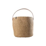 Mifuko Kiondo basket with handle, S, brown