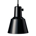 Lampade a sospensione, Lampada a sospensione K831, nera, Nero