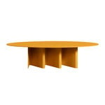 Miniforms Nami table, oval, 220 x 130 cm, yellow zucca