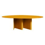 Miniforms Nami table, oval, 220 x 130 cm, yellow zucca