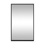 Wall mirrors, Mirror, small, black, Black