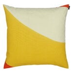 Fodere per cuscino, Fodera per cuscino Savanni, 50x50 cm, giallo-rosso-giallo chiaro, Rosso