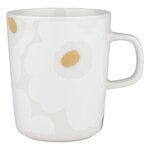 Tasses et mugs, Tasse Oiva - Unikko 2,5 dl, blanc - doré, Blanc