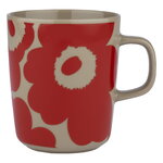 Cups & mugs, Oiva - Unikko mug, 2,5 dl, terra - red, Brown