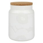Bocaux et boîtes, Pot Oiva - Unikko, 1,2 L, blanc cassé - blanc, Blanc