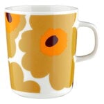 Marimekko Tazza Oiva - Unikko, 2,5 dl, bianco - caramello - arancione