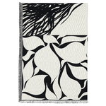 Marimekko Ruudut blanket 130 x 180 cm, white - black