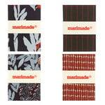 Kontorsmaterial, Marimade tygklädd anteckningsbok, A5, Flerfärgad