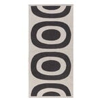 Marimekko Melooni bath towel, 75 x 150 cm, charcoal - natural white