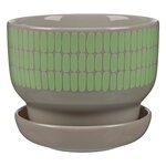 Oiva - Alku flower pot, 13,5 cm, terra - mint