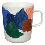 Oiva - Pyykki mug, 2,5 dl, white - light blue - green