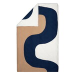 Seireeni duvet cover, 150 x 210 cm, off white-dark blue-beige