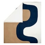 Seireeni duvet cover, 240 x 220 cm, off white-dark blue-beige