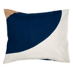 Marimekko Seireeni pillowcase, 50 x 60 cm, off-white - dark blue - beige