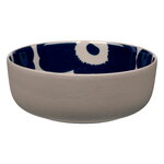 Oiva - Unikko bowl, 4 dl, terra - dark blue