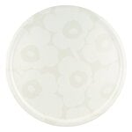 Tabletts, Unikko Tablett, 65 cm, Cremeweiß - Weiß, Weiß