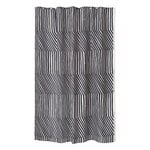 Shower curtains, Kalasääski shower curtain, 180 x 200 cm, off-white - charcoal, Black & white