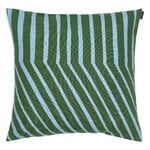 Cushion covers, Kalasääski cushion cover, 50 x 50 cm, forest green - light blue, Green