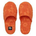 Marimekko Mini Unikko slippers, burned orange