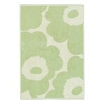 Asciugamani da bagno, Asciugamano Unikko, 50 x 70 cm, bianco - salvia, Verde