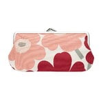 Marimekko Mini Unikko Silmälasikukkaro purse, pink - sand - dark cherry