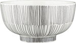 Marimekko Oiva - Ciotola Kukat puhkeavat, 0,3 L, bianco - nero