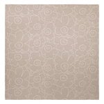 Marimekko Piirto Unikko double bed cover, 260 x 260 cm, white - off-white