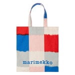 Marimekko Vankka Ostjakki tote bag, 43 x 41 cm, pink - blue - red