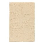 Tappeto da bagno Piirto Unikko, paglia - bianco naturale