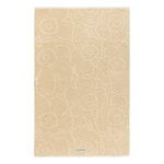Marimekko Asciugamano da bagno Piirto Unikko, 100 x 160 cm, paglia - bianco naturale