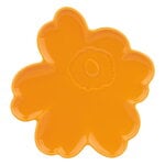Marimekko Piatto Unikko Shape, 20 cm, giallo caldo