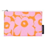 Marimekko Kaika Mini Unikko cosmetic bag, orange - pink