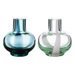 Marimekko Mini vase, 2 pcs, light green - dark green - light pink