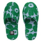 Marimekko Pieni Unikko tossut, vaaleansininen - vihreä