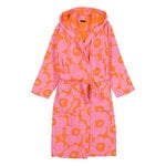 Marimekko Pieni Unikko bathrobe, orange - pink