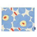 Pieni Unikko Outdoor set de table, blanc cassé - bleu clair - melon - rouge