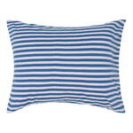 Marimekko Tasaraita jersey pillowcase, 50 x 60 cm, off-white - blue